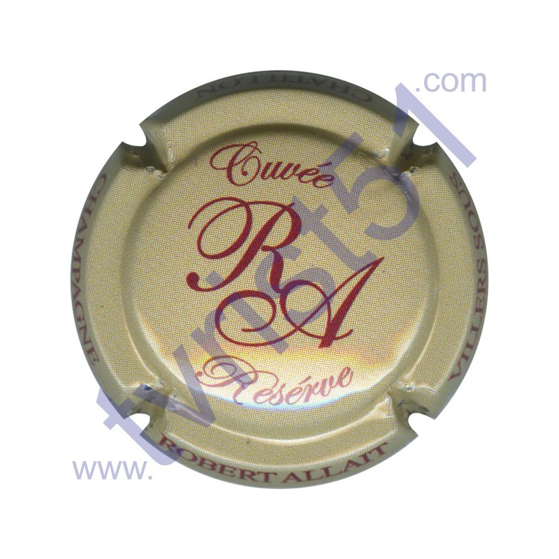 ALLAIT ROBERT n°30 Réserve gris-crème et marron