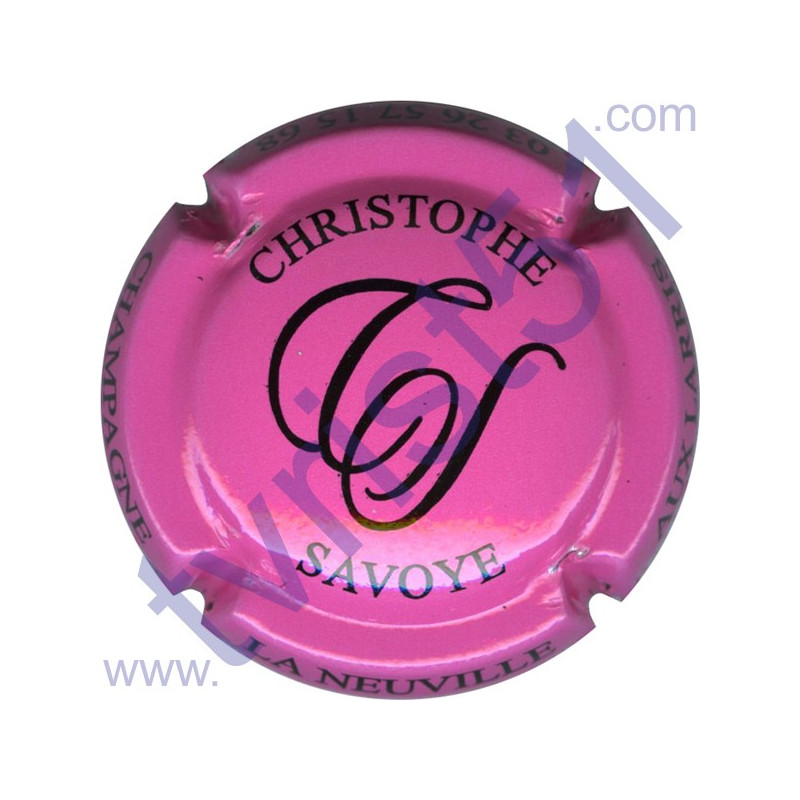 SAVOYE Christophe n°07 rose et noir