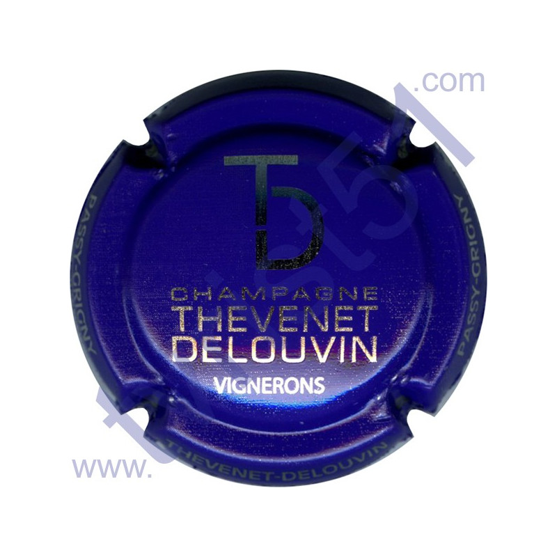 THEVENET-DELOUVIN n°12 violet vif et métal