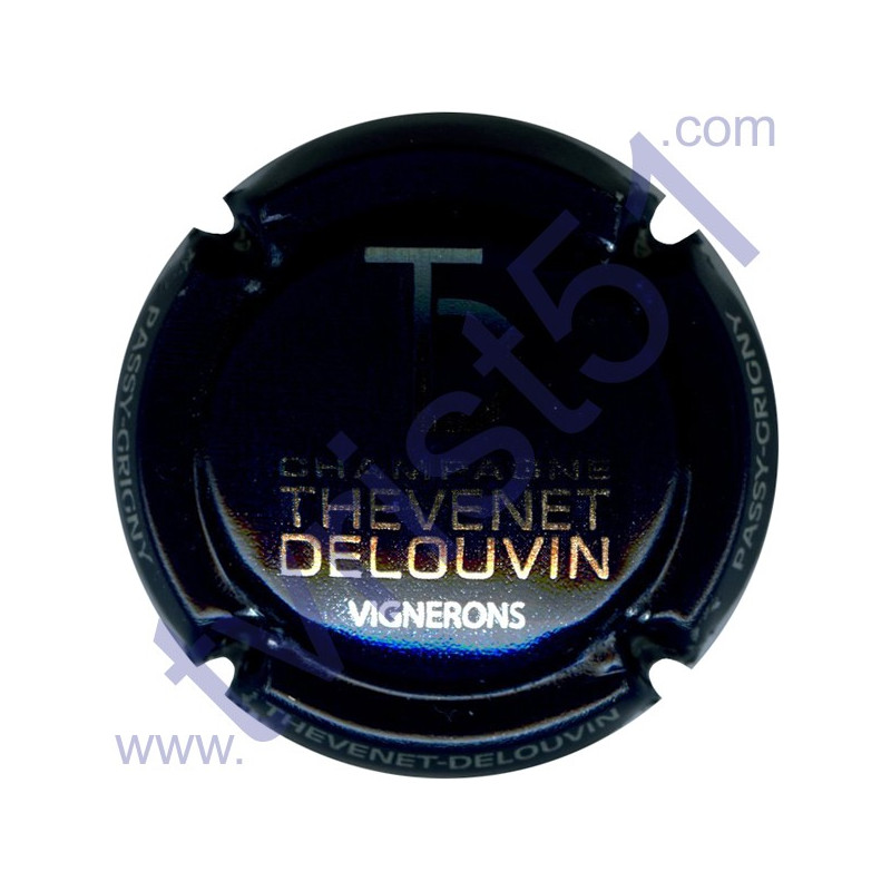 THEVENET-DELOUVIN n°13 bleu-nuit et métal
