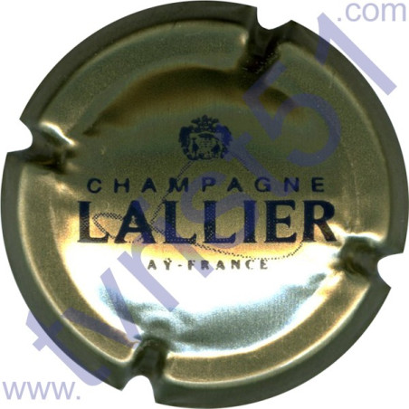 LALLIER : or pâle et noir