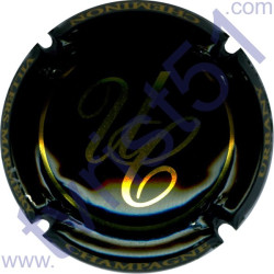URBANY-CHEMINON n°02 Initiales noir et or