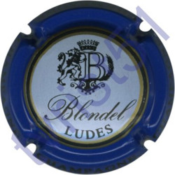 BLONDEL n°36 contour bleu lettres noires