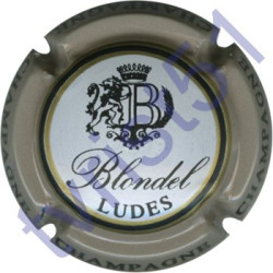 BLONDEL n°37 contour gris lettres noires