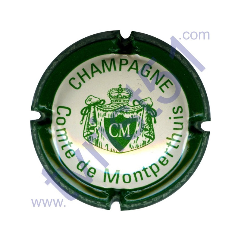 COMTE DE MONTPERTHUIS n°04a crème et vert