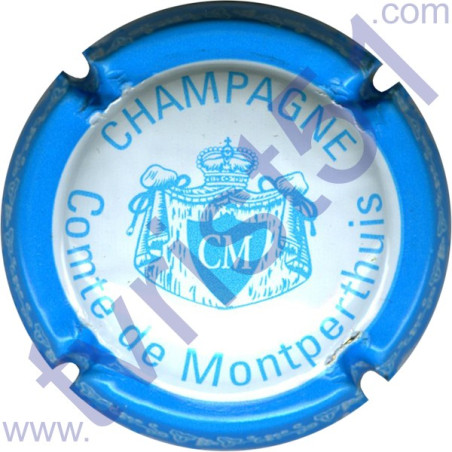 COMTE DE MONTPERTHUIS n°04c crème et bleu ciel