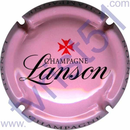 LANSON n°111e fond rose inscription contour