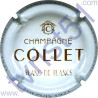 COLLET : blanc et marron Blanc de Blancs inscription contour