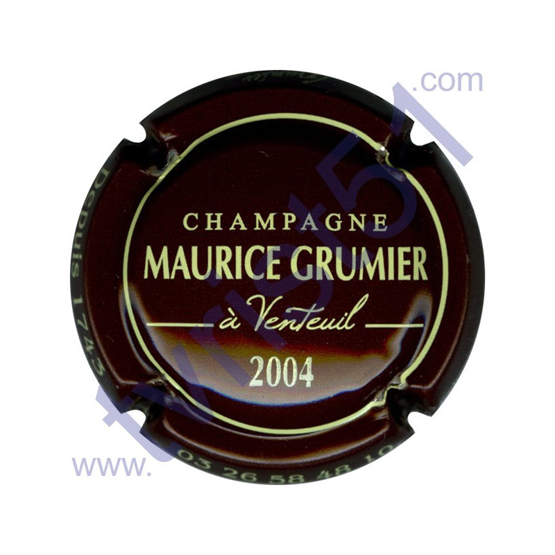 GRUMIER Maurice n°23a millésime 2004