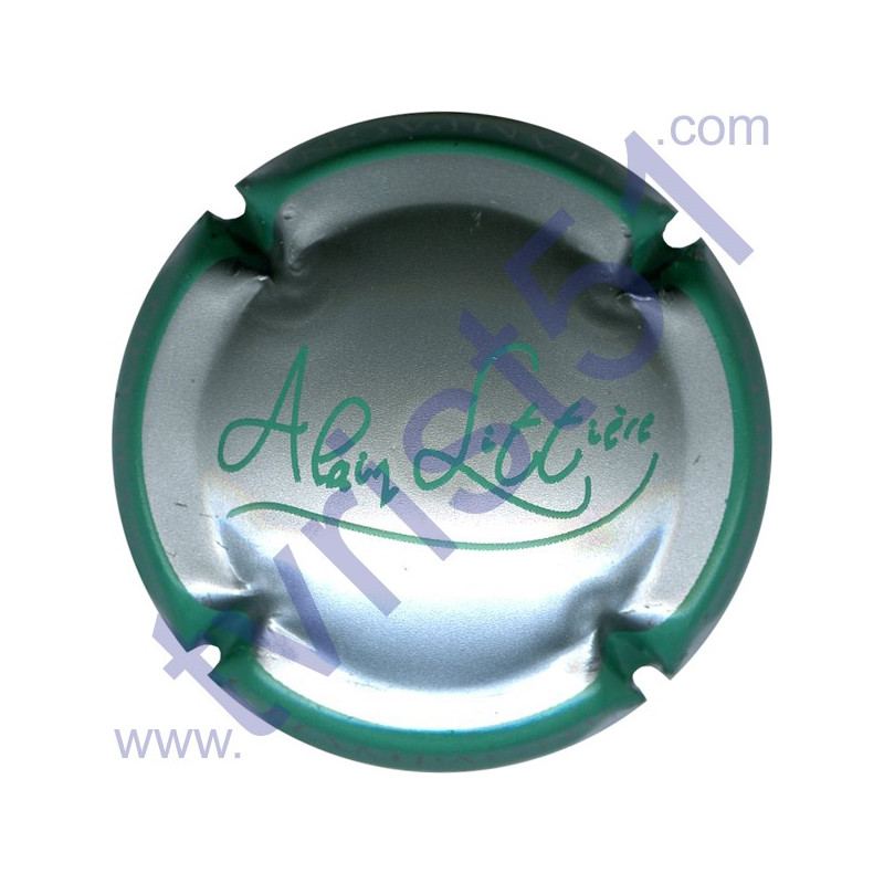 LITTIERE Alain n°09d argent contour vert