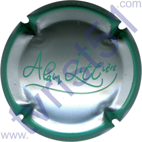 LITTIERE Alain n°09d argent contour vert