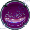 LITTIERE Alain n°09h violet contour argent