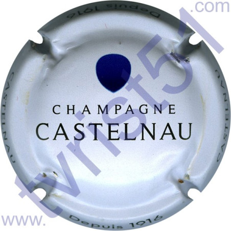 DE CASTELNAU : blanc goutte bleue