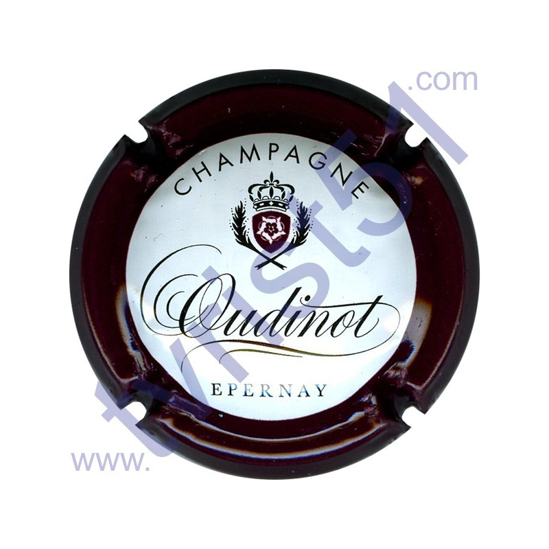 OUDINOT n°08 contour bordeaux foncé