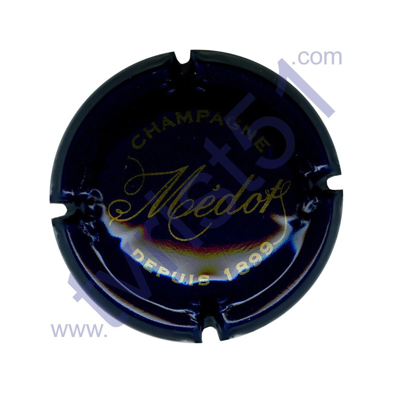 MEDOT n°04 bleu et or