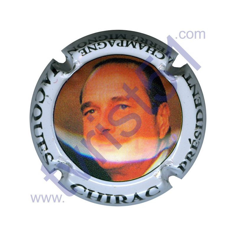 MIGNON Pierre n°16 Chirac contour blanc