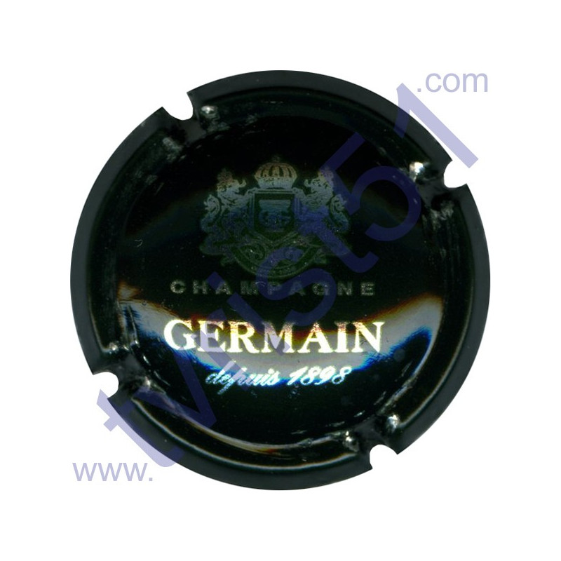 GERMAIN n°33f quart vert foncé et métal