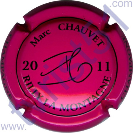 CHAUVET Marc n°23b millésime 2011 fuchsia