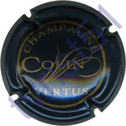 COLIN n°09 bleu métallisé et or