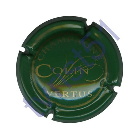 COLIN n°11 vert foncé et or