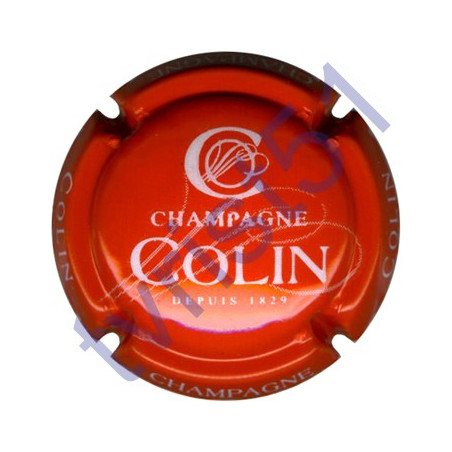 COLIN n°27 orange et blanc