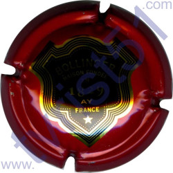 BOLLINGER : rouge verso or 32mm
