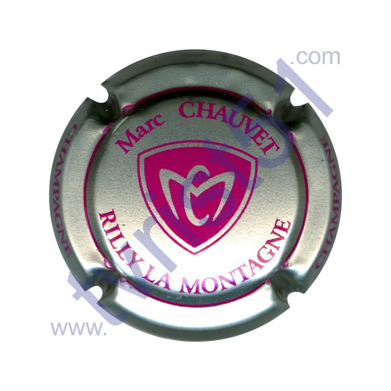 CHAUVET Marc : argent et rose