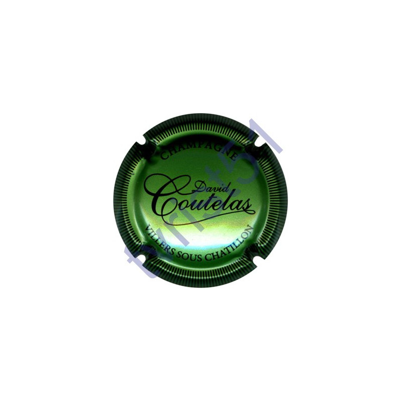 COUTELAS David n°12 vert et noir striée