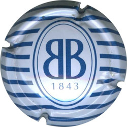 BESSERAT DE BELLEFON n°39a blanc et bleu 32mm