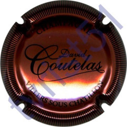 COUTELAS David n°13 rosé et noir striée