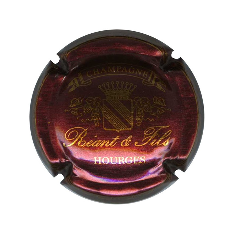 REANT & FILS n°01a bordeaux métallisé et or