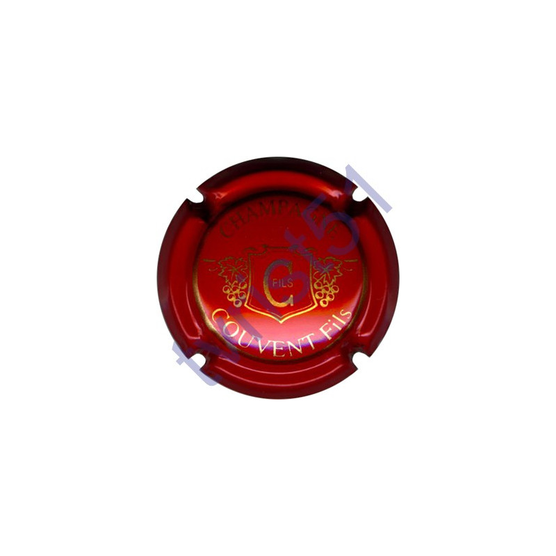 COUVENT FILS n°08 rouge et or