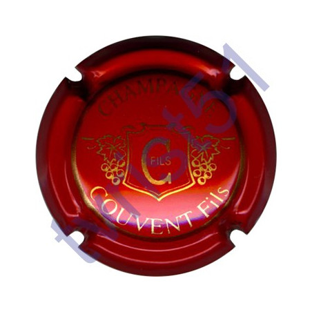 COUVENT FILS n°08 rouge et or