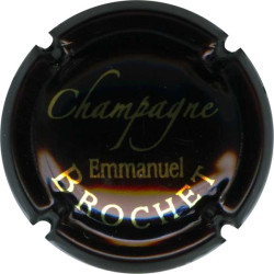 BROCHET Emmanuel n°01d noir et or brillant
