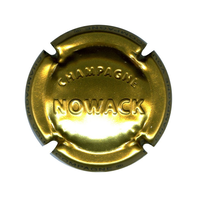 NOWACK n°51 estampée or inscription contour