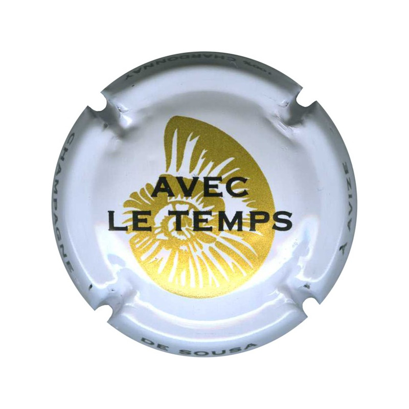 DE SOUSA n°32a Avec le temps blanc et or