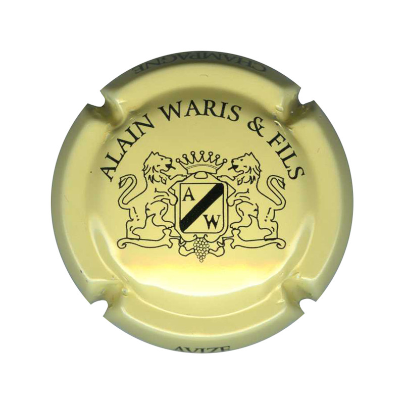 WARIS ALAIN n°02 crème et noir