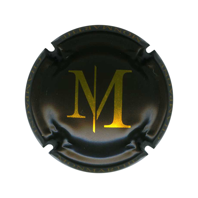 MONMARTHE n°15a noir mat et or