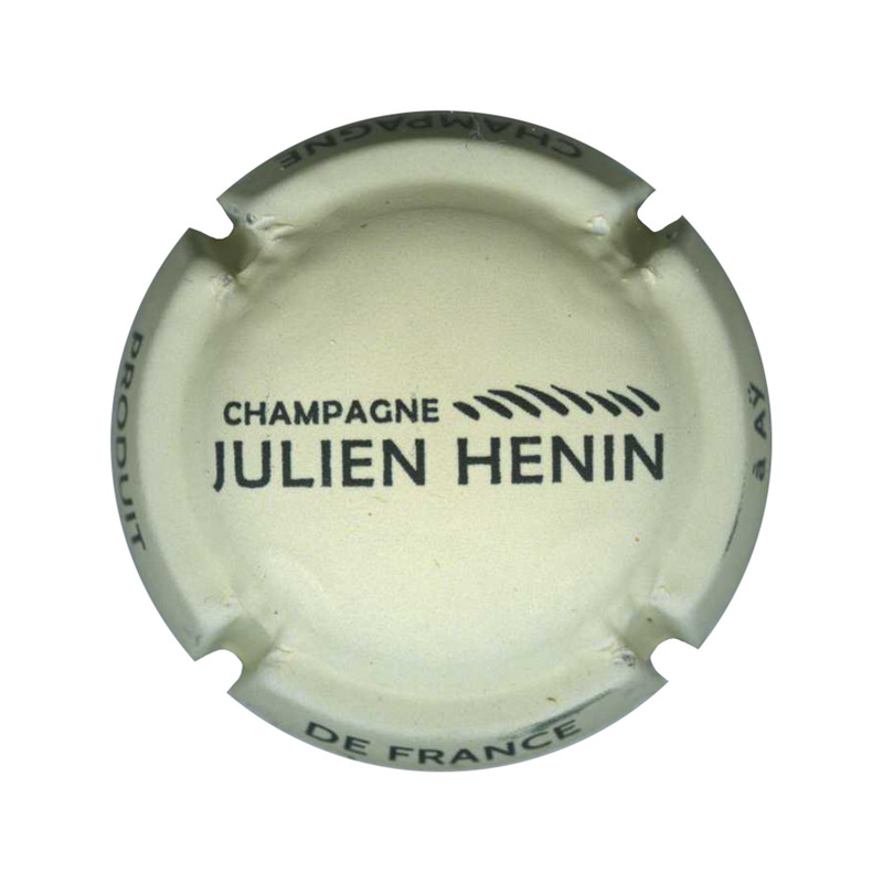HENIN Julien : crème mat et noir