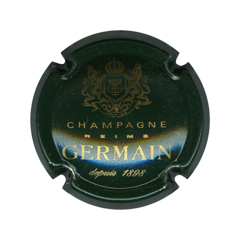 GERMAIN n°24 vert foncé et or