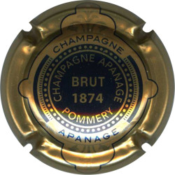 POMMERY n°119 or et noir...