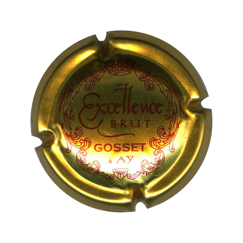 GOSSET n°30 or et bordeaux