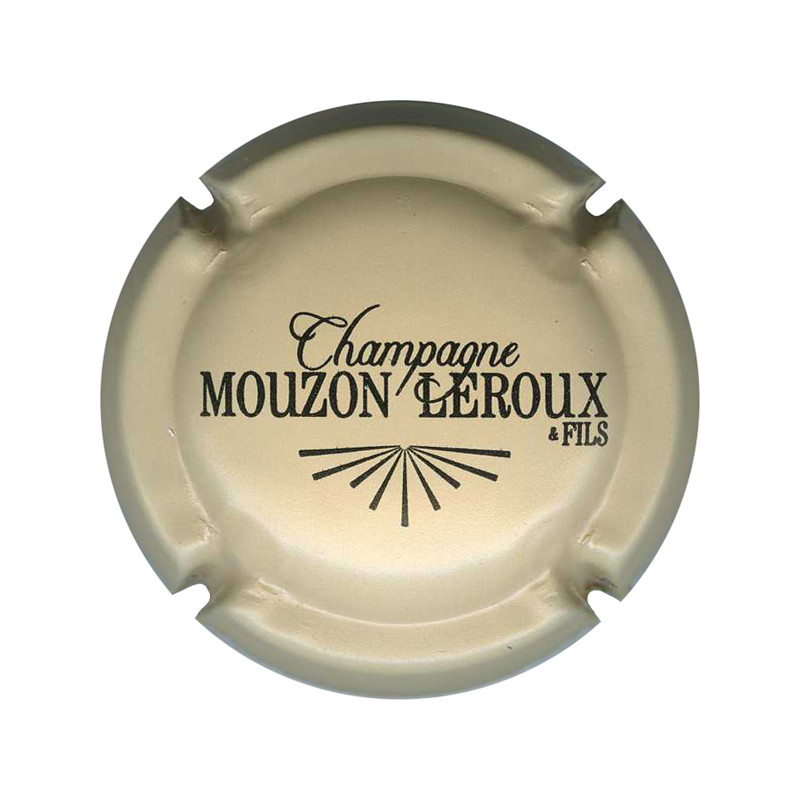 MOUZON-LEROUX n°06 crème mat et noir sans inscription contour