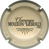MOUZON-LEROUX n°06 crème mat et noir sans inscription contour