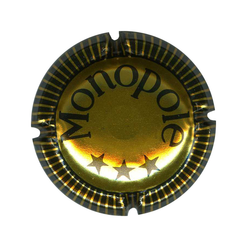 HEIDSIECK MONOPOLE n°45 or et noir striée