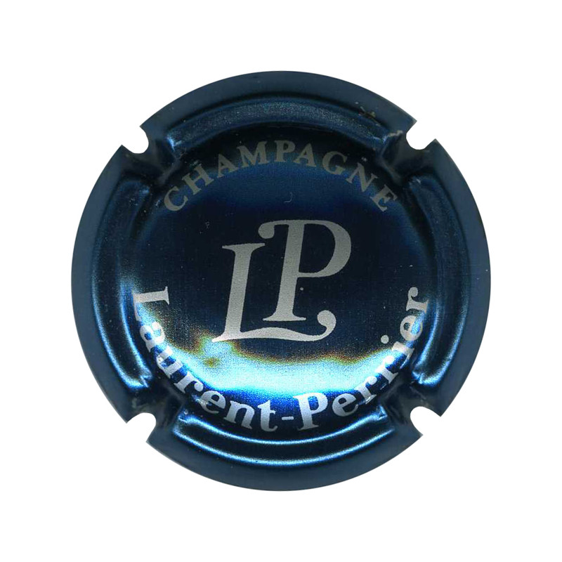 LAURENT-PERRIER n°43 bleu métallisé et argent