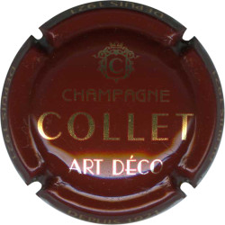 COLLET : Art Déco, bordeaux...