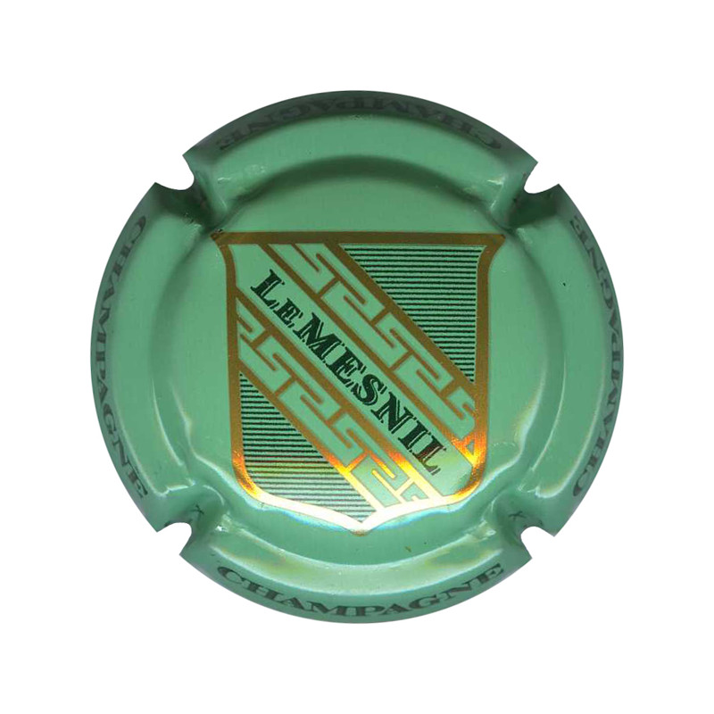 UPR LE MESNIL n°04f vert inscription contour