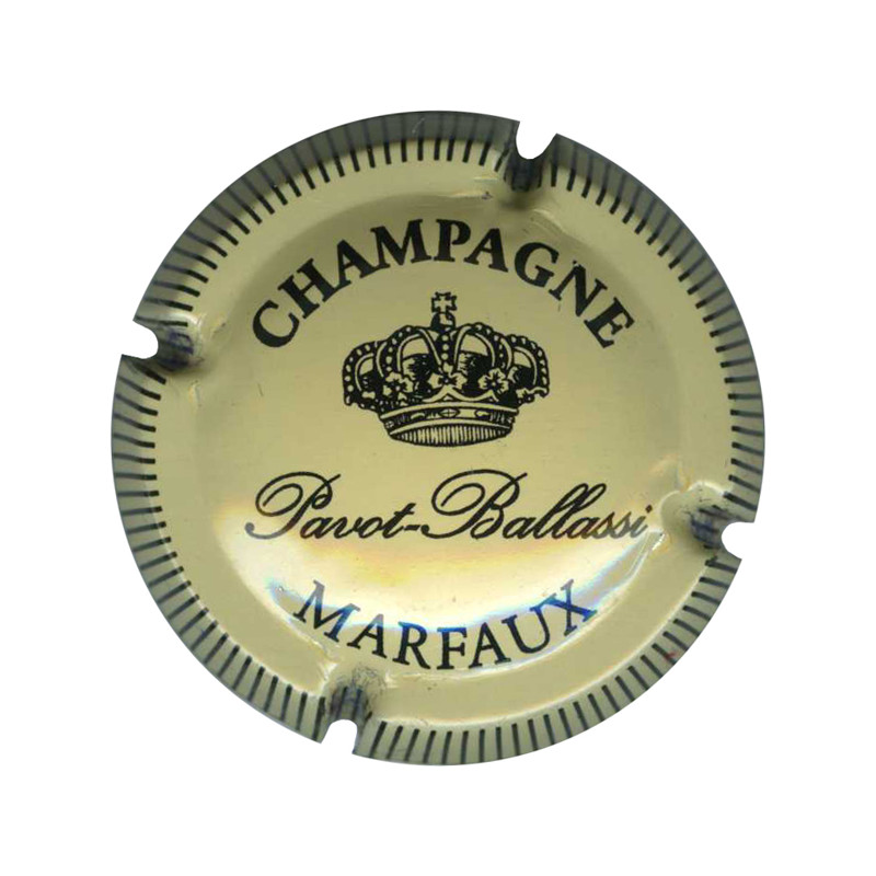 PAVOT-BALLASSI n°24 crème et noir striée