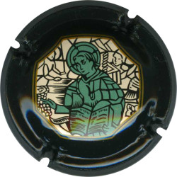 LEGRAS n°04 contour vert-noir